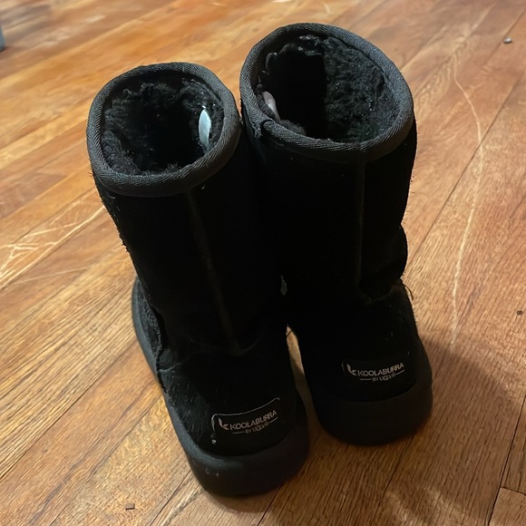•KOOLBURRA BY UGG•WOMEN'S BLACK KOOLA SHORT ANKLE BOOTS SIZE 7 - Picture 4 of 5